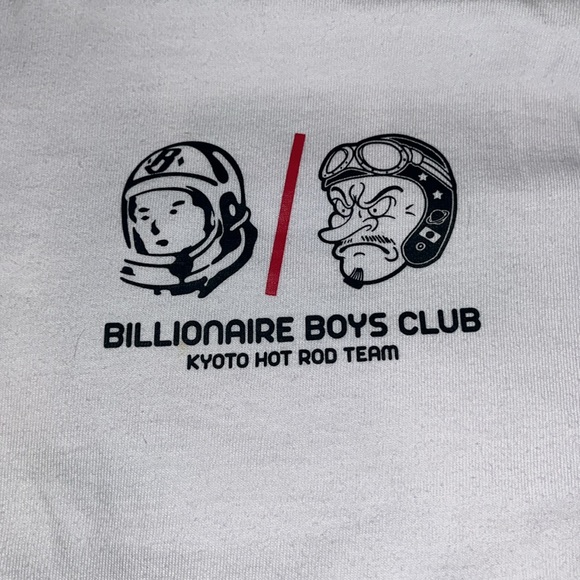 The Billionaire Boys Club BB Hot Rod LS Tee in White - Picture 2 of 9